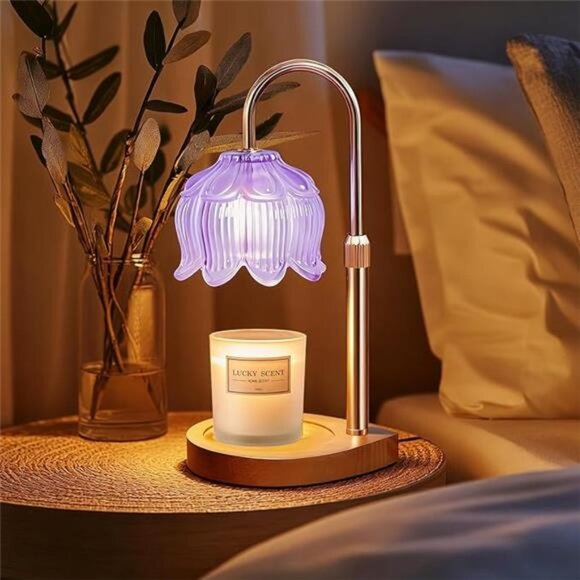 Candle Warmer Lamp Dimmable Wax Melter Jar Candle Lamp Adjustable Home Decor - Picture 7 of 7